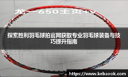 探索胜利羽毛球拍官网获取专业羽毛球装备与技巧提升指南